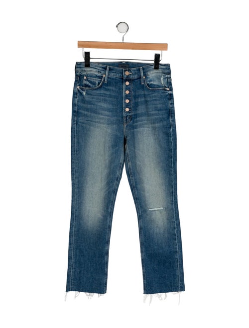 Mother High-Rise Straight Leg Jeans