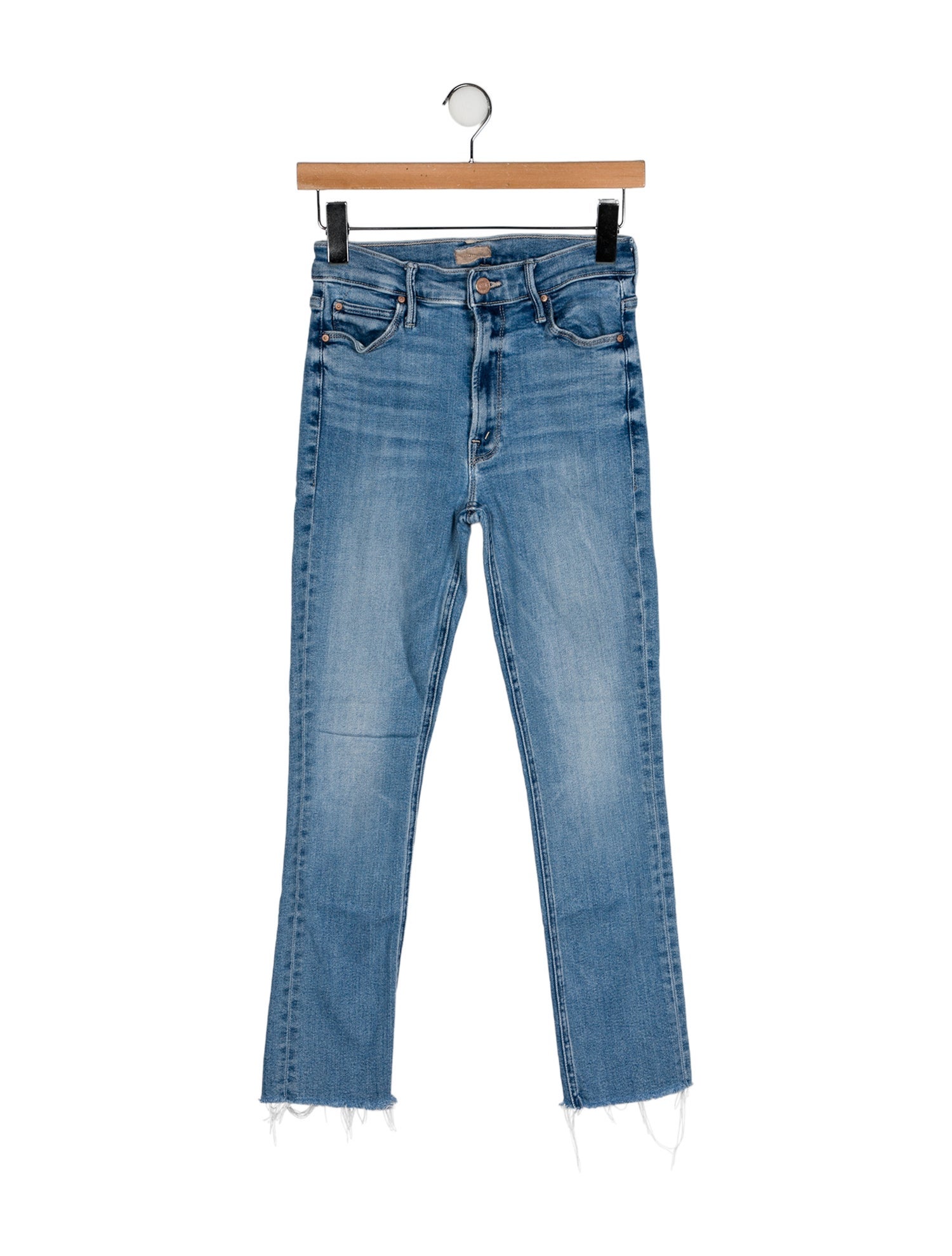 Mother Mid-Rise Skinny Leg Jeans