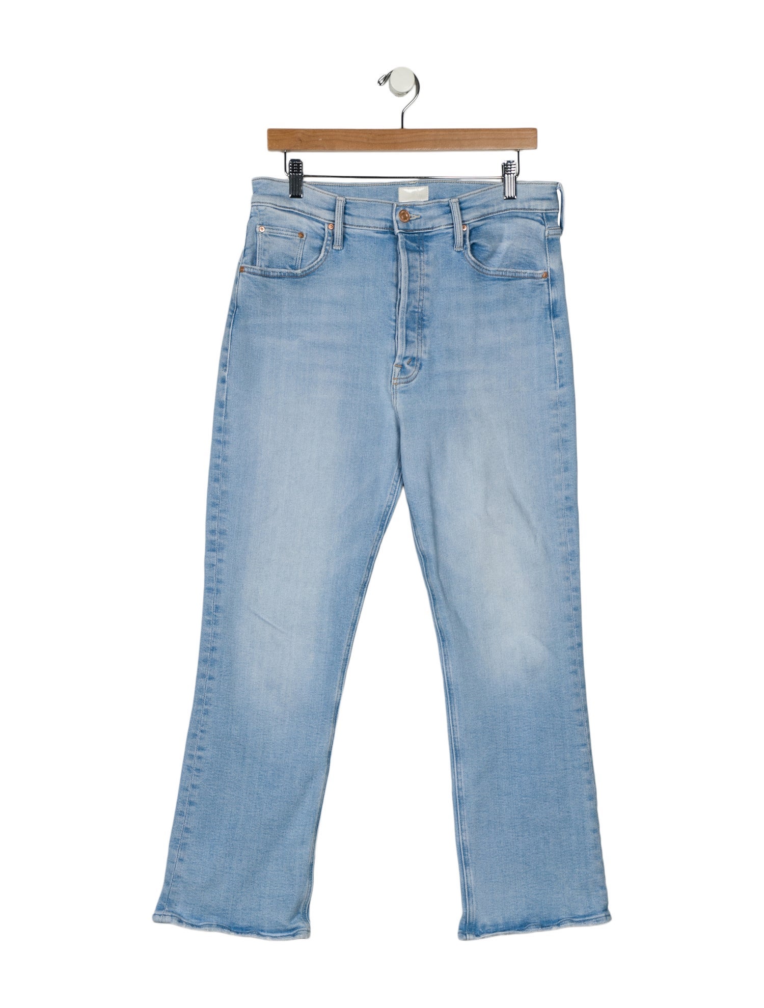 Mother High-Rise Straight Leg Jeans