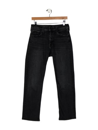 Mother Mid-Rise Straight Leg Jeans