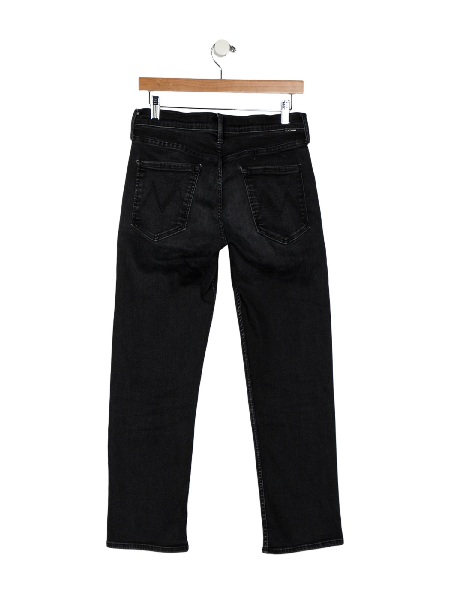 Mother Mid-Rise Straight Leg Jeans