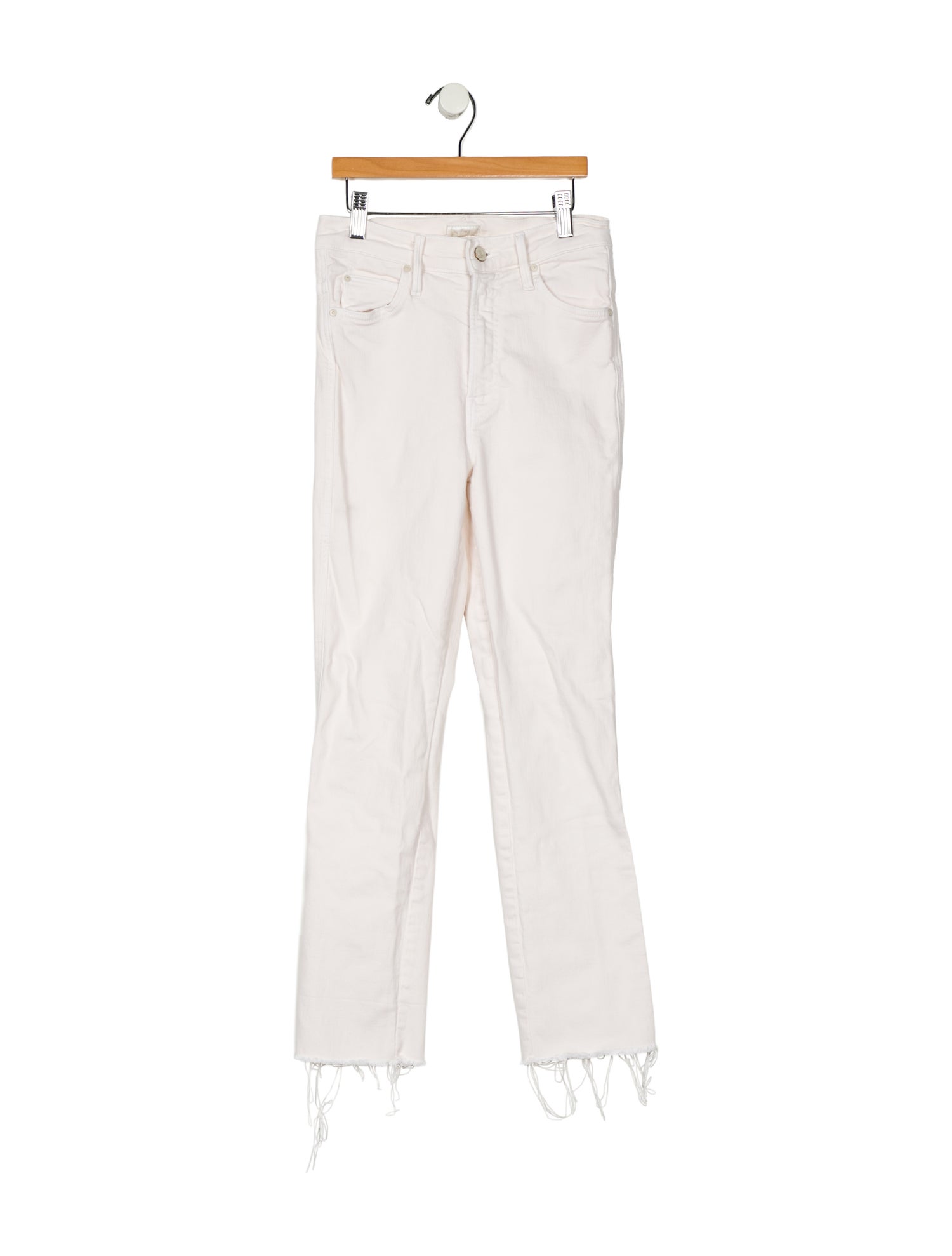 Mother Mid-Rise Straight Leg Jeans