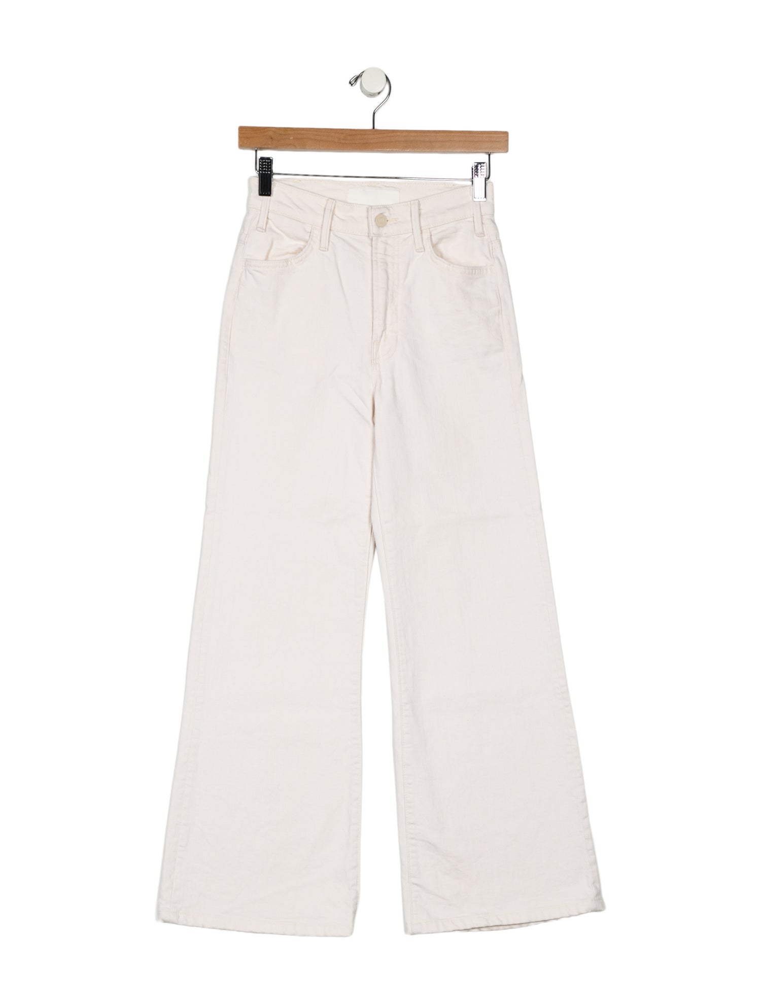 Mother Mid-Rise Wide Leg Jeans