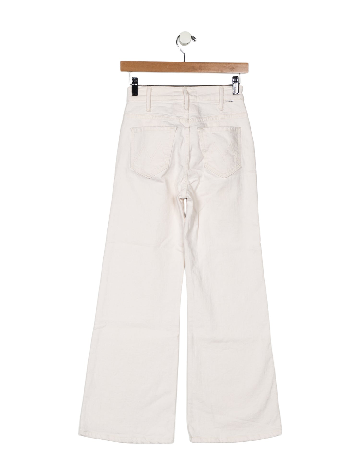 Mother Mid-Rise Wide Leg Jeans