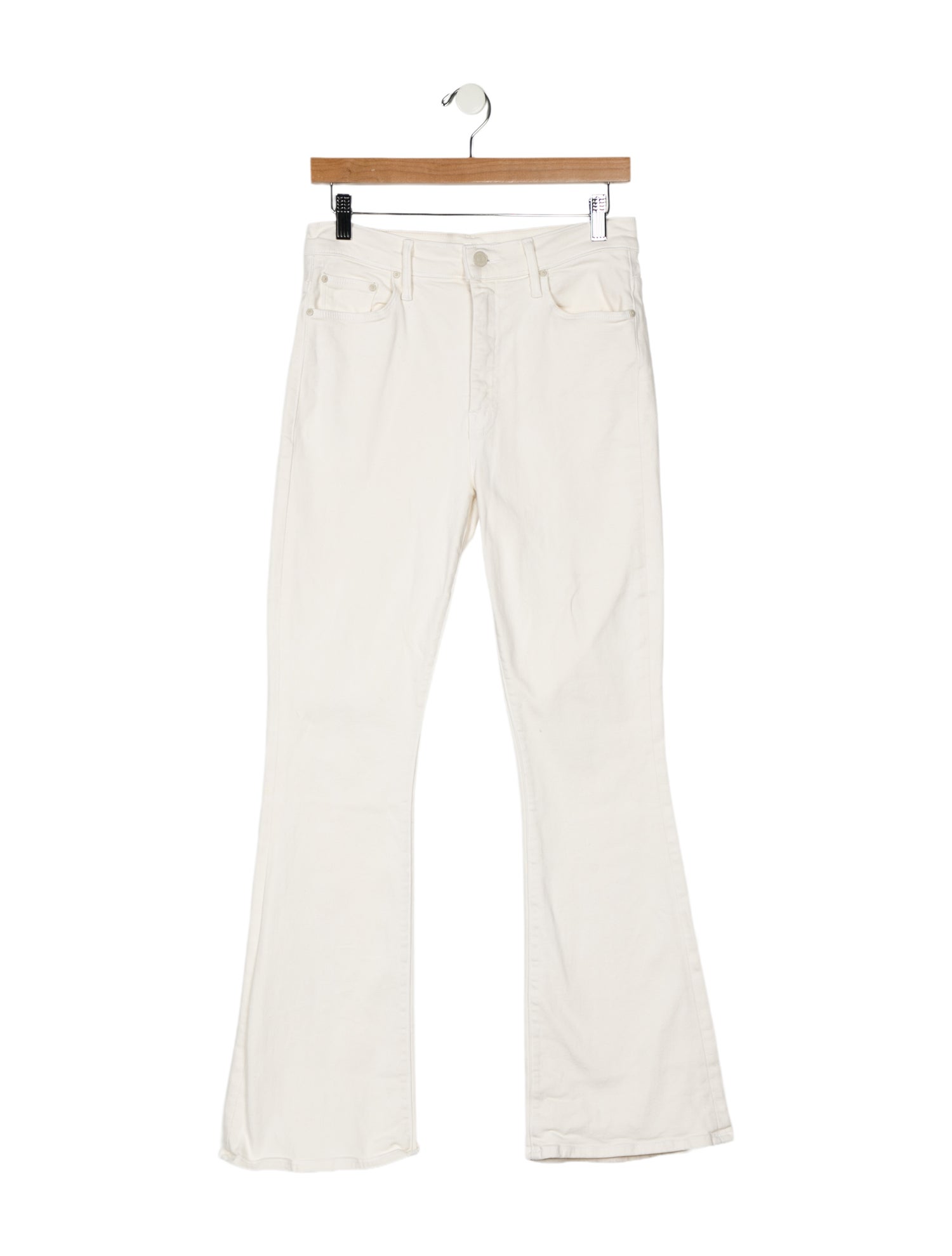 Mother Mid-Rise Wide Leg Jeans