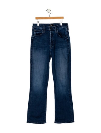 Mother High-Rise Straight Leg Jeans