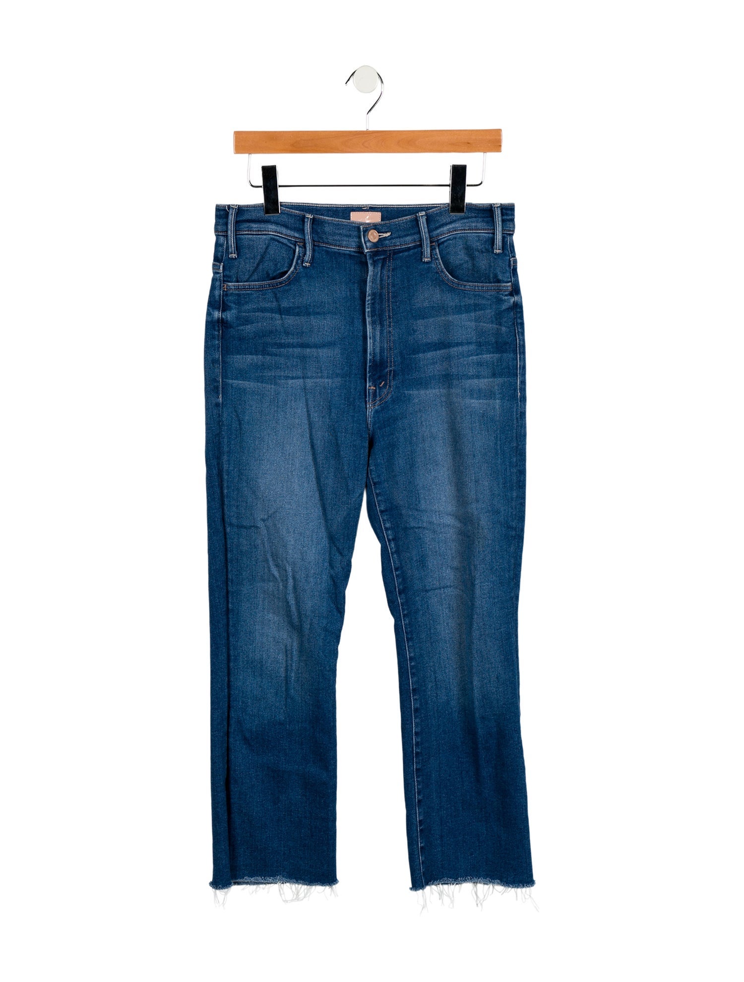 Mother High-Rise Straight Leg Jeans