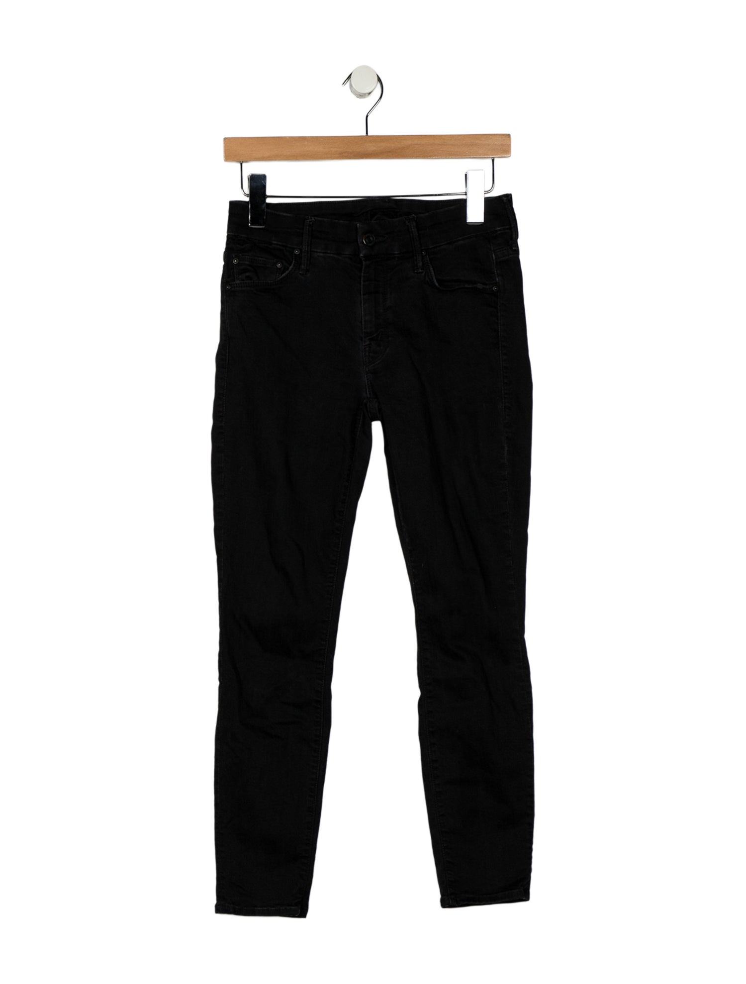 Mother Mid-Rise Skinny Leg Jeans