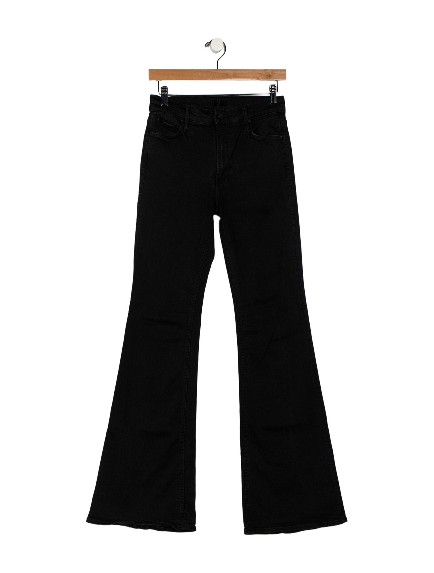 Mother Mid-Rise Wide Leg Jeans