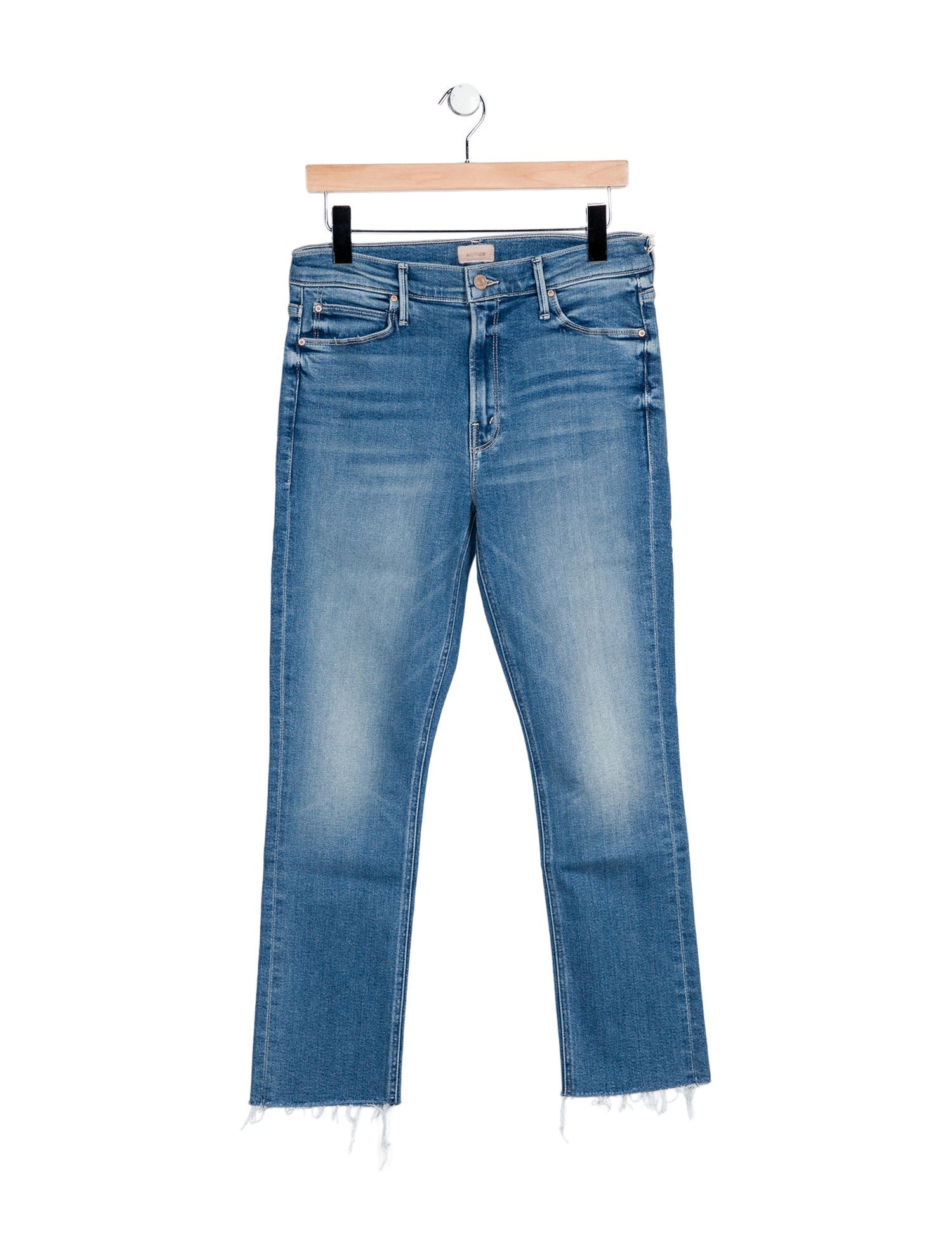 Mother Mid-Rise Straight Leg Jeans w/ Tags
