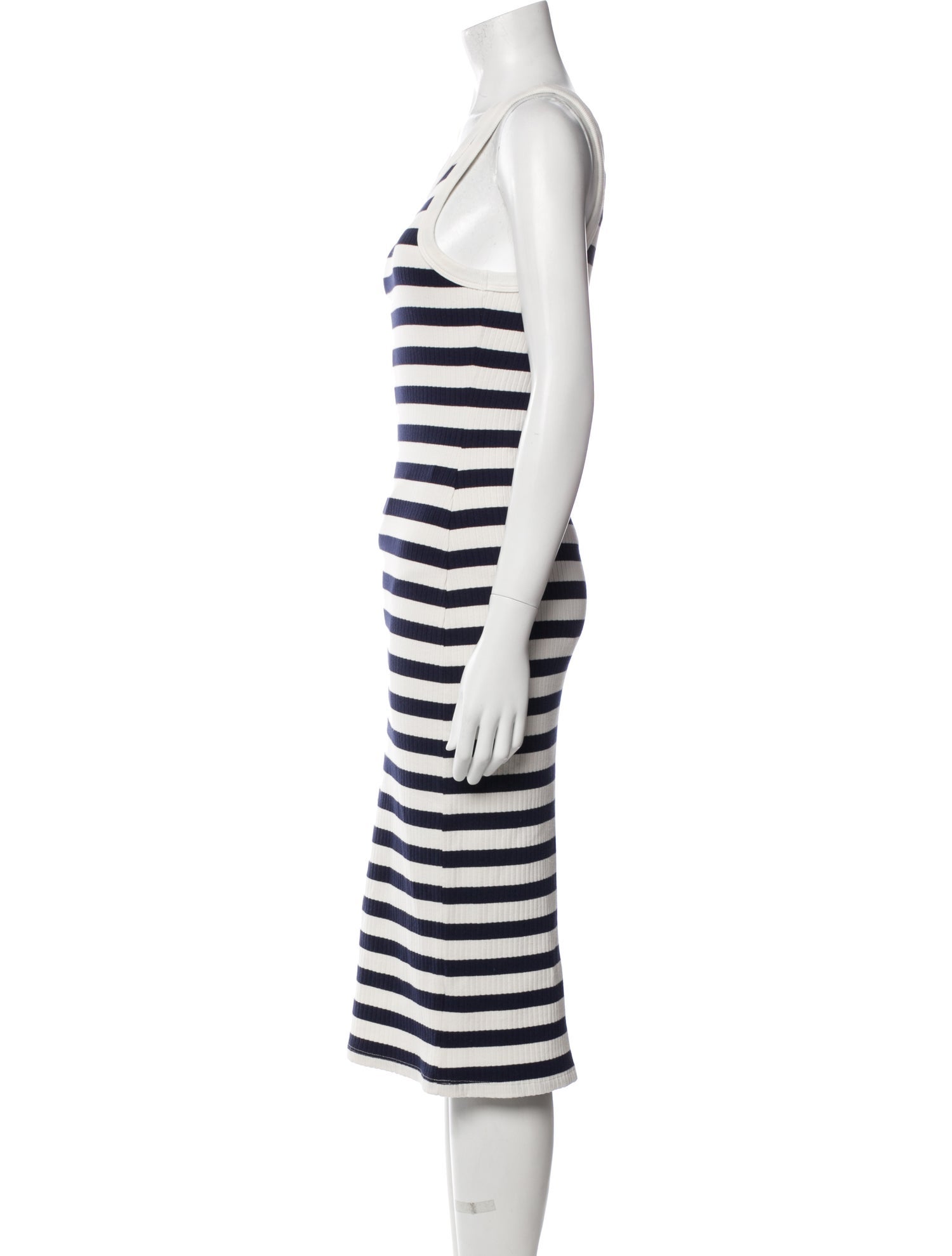 Mother Striped Midi Length Dress