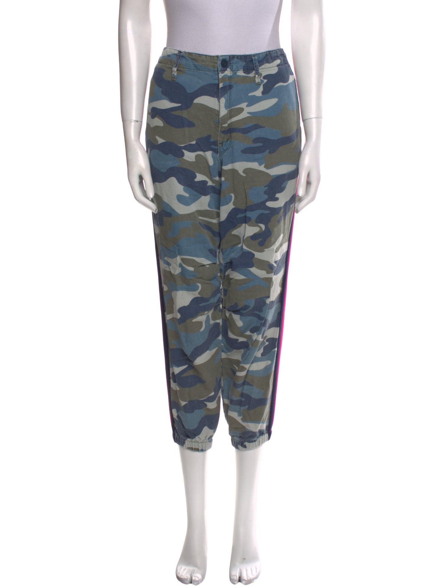 Mother Printed Skinny Leg Pants