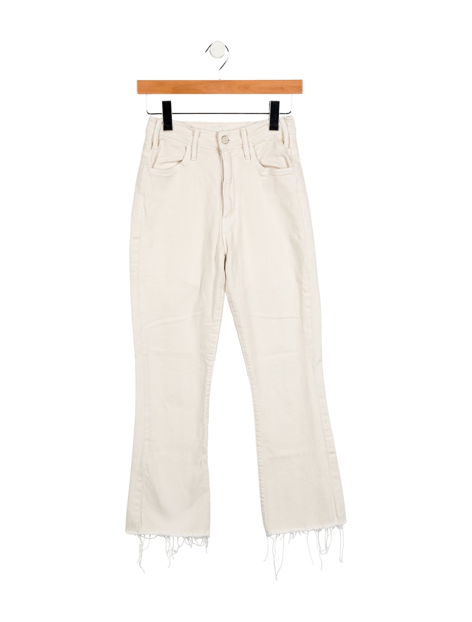 Mother Mid-Rise Straight Leg Jeans