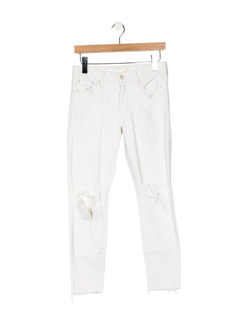 Mother Mid-Rise Skinny Leg Jeans