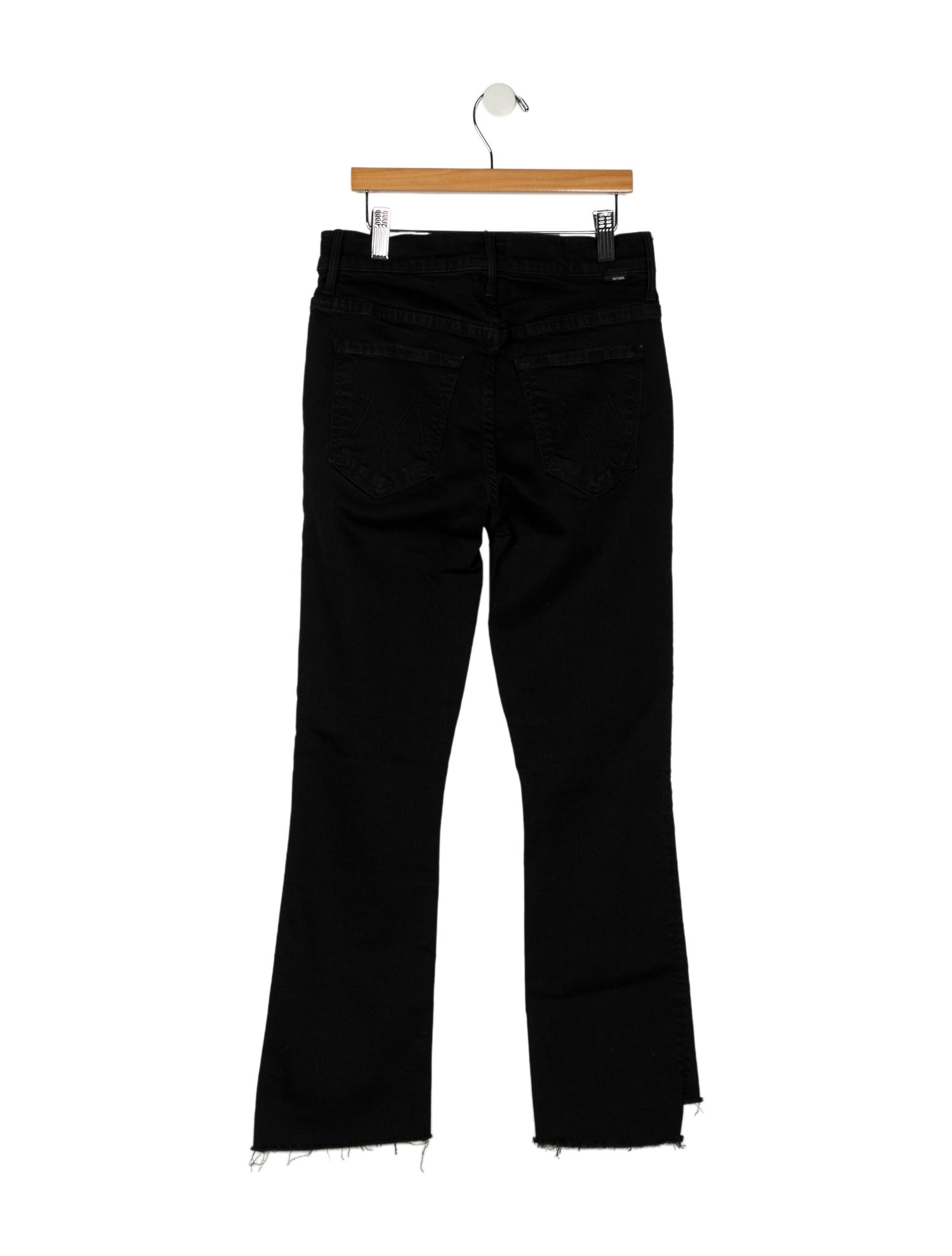 Mother Insider Crop Step Fray Straight Leg Jeans