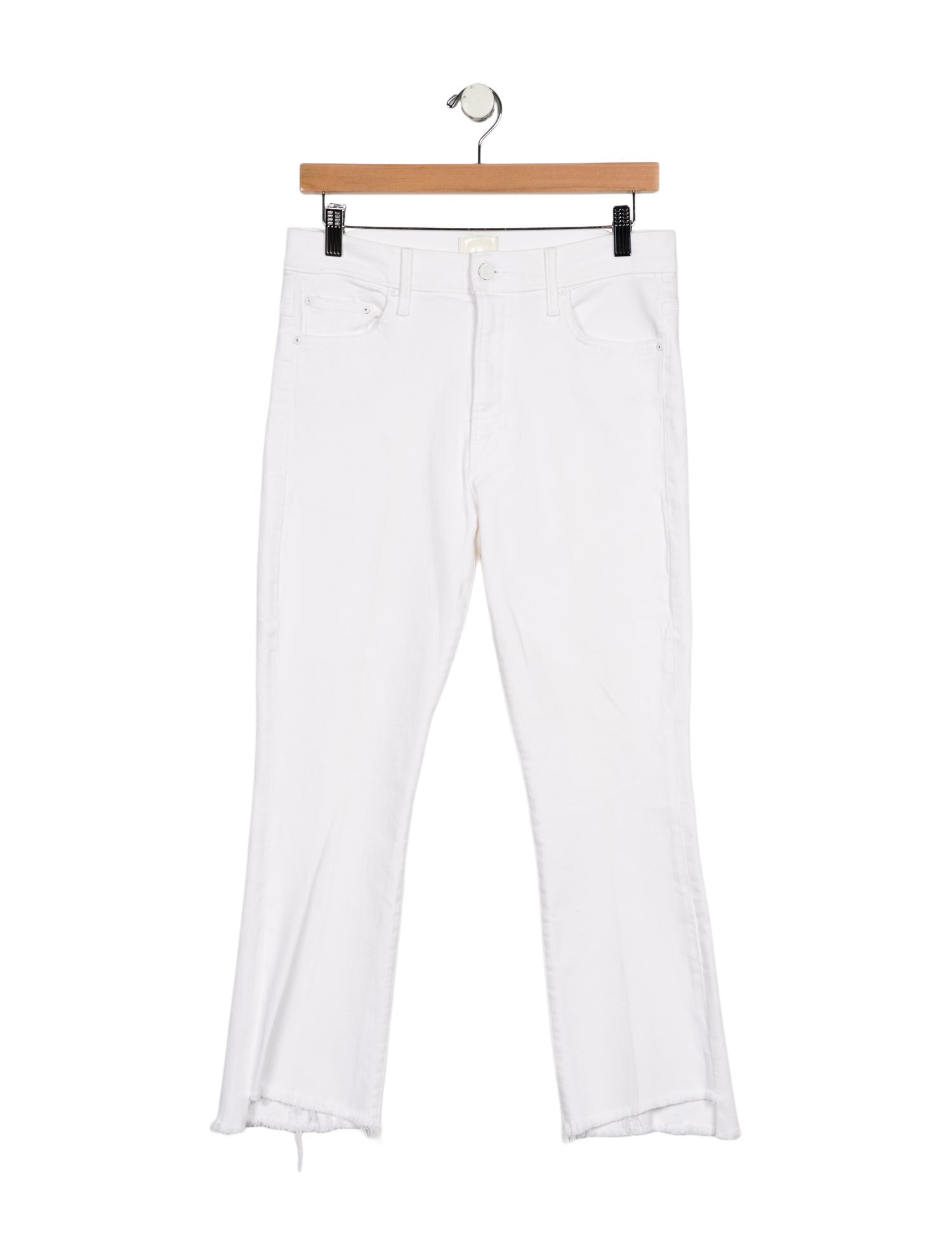 Mother Mid-Rise Straight Leg Jeans