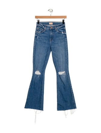Mother Mid-Rise Straight Leg Jeans