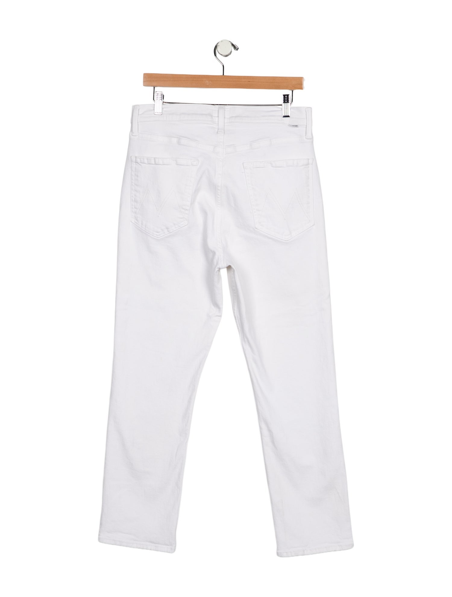 Mother High-Rise Straight Leg Jeans