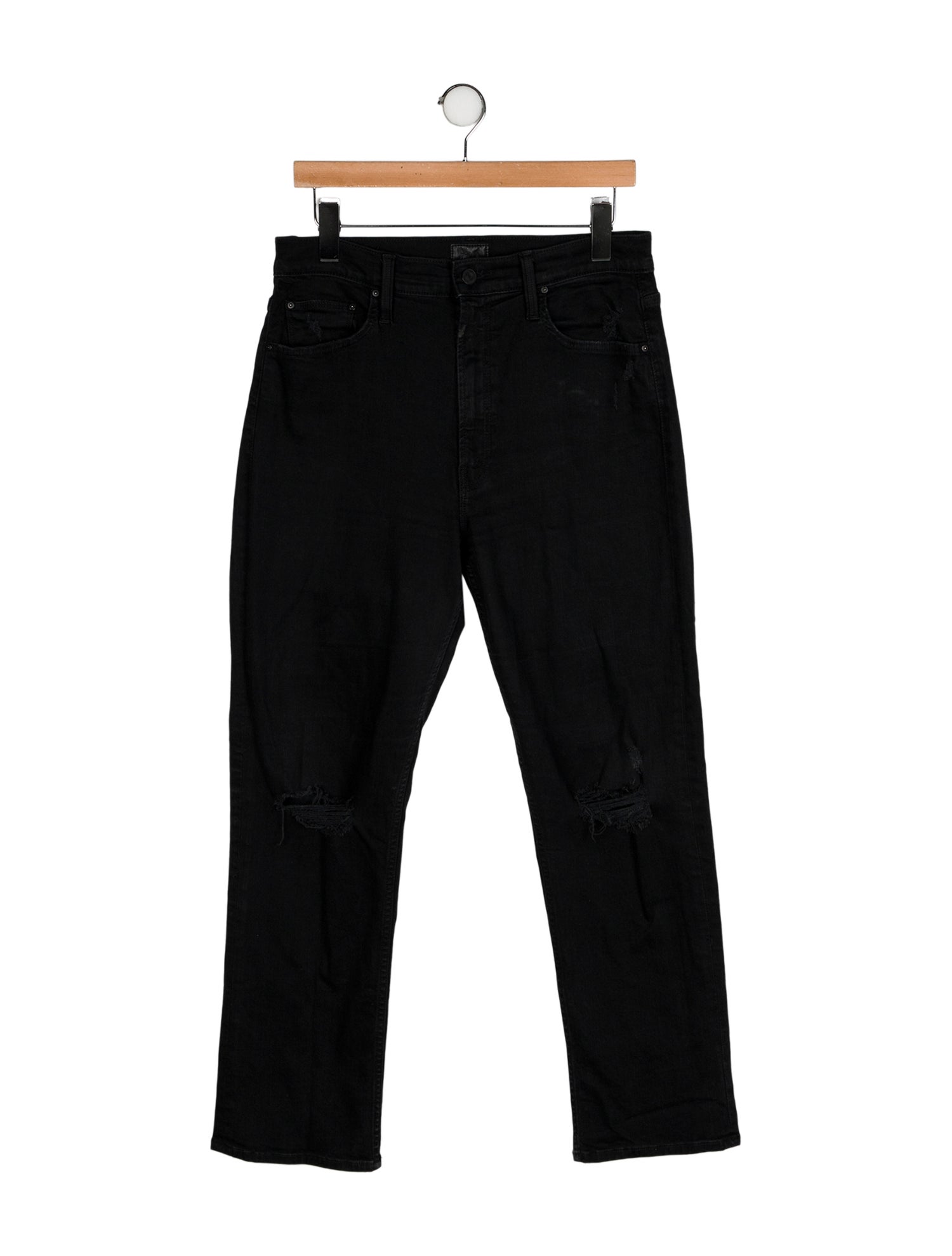 Mother High-Rise Straight Leg Jeans