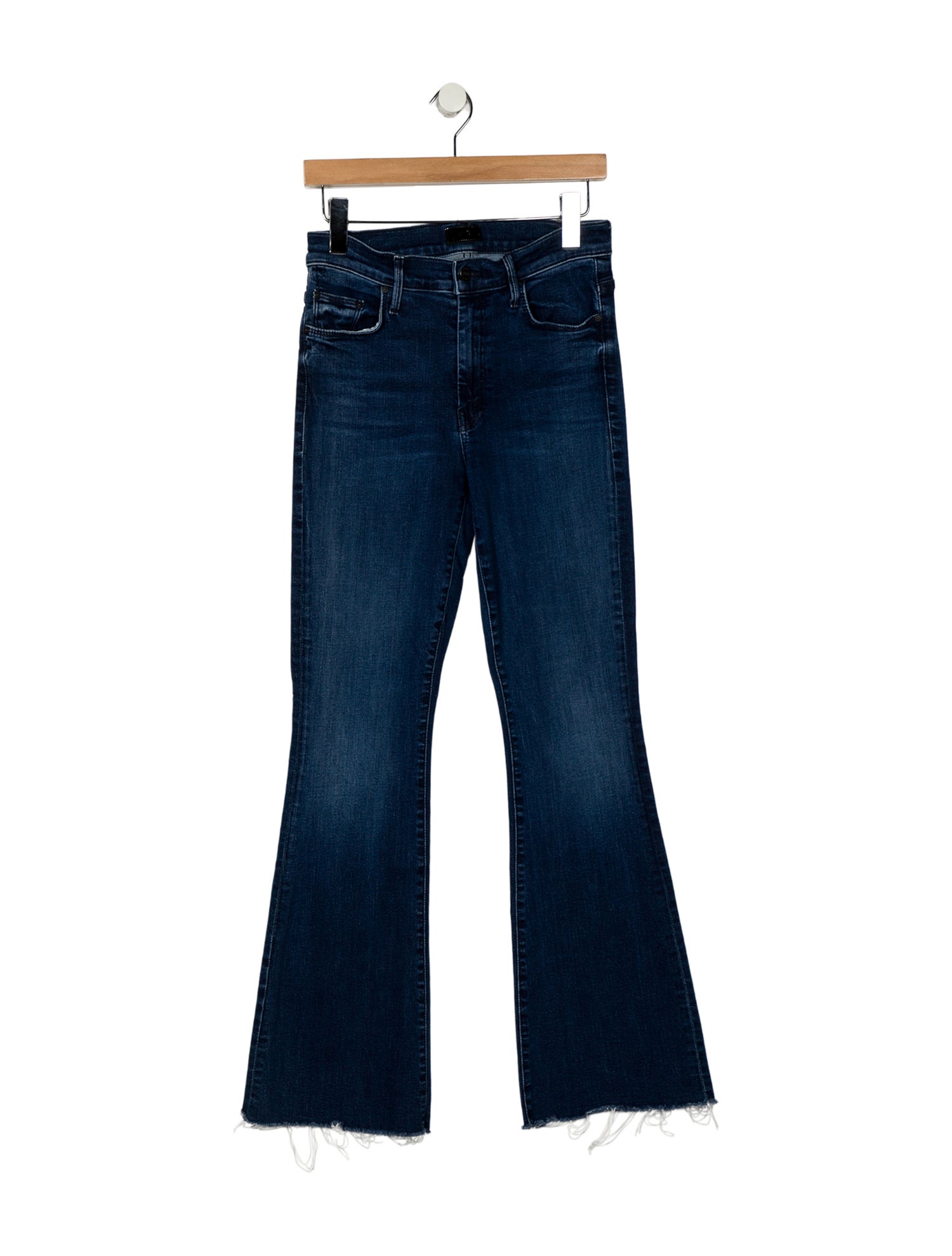 Mother Mid-Rise Wide Leg Jeans