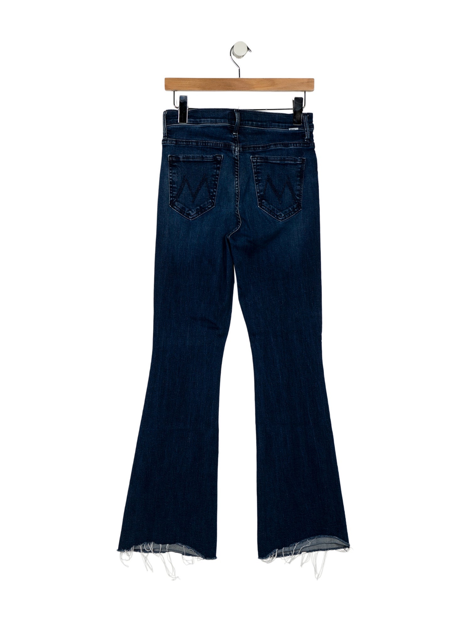 Mother Mid-Rise Wide Leg Jeans