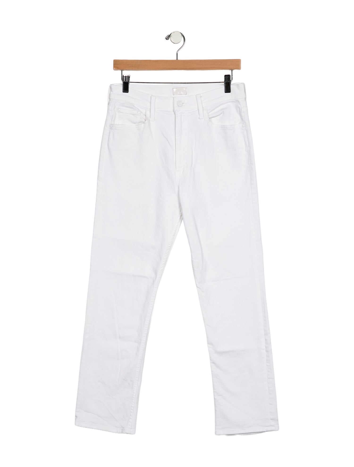 Mother High-Rise Straight Leg Jeans