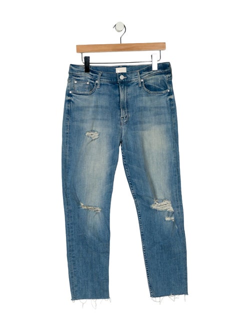 Mother Mid-Rise Skinny Leg Jeans