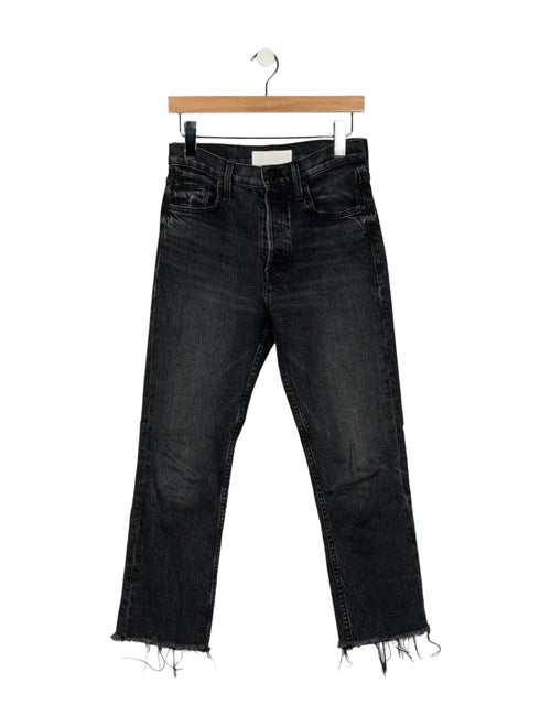 Mother Mid-Rise Straight Leg Jeans