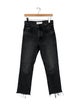 Mother Mid-Rise Straight Leg Jeans