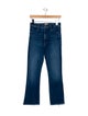 Mother Mid-Rise Straight Leg Jeans