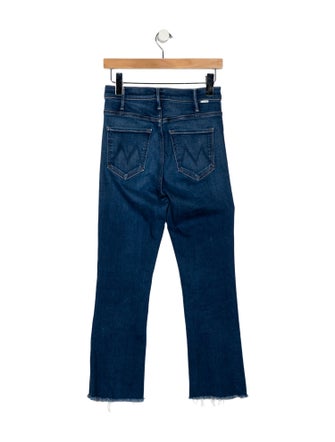 Mother Mid-Rise Straight Leg Jeans