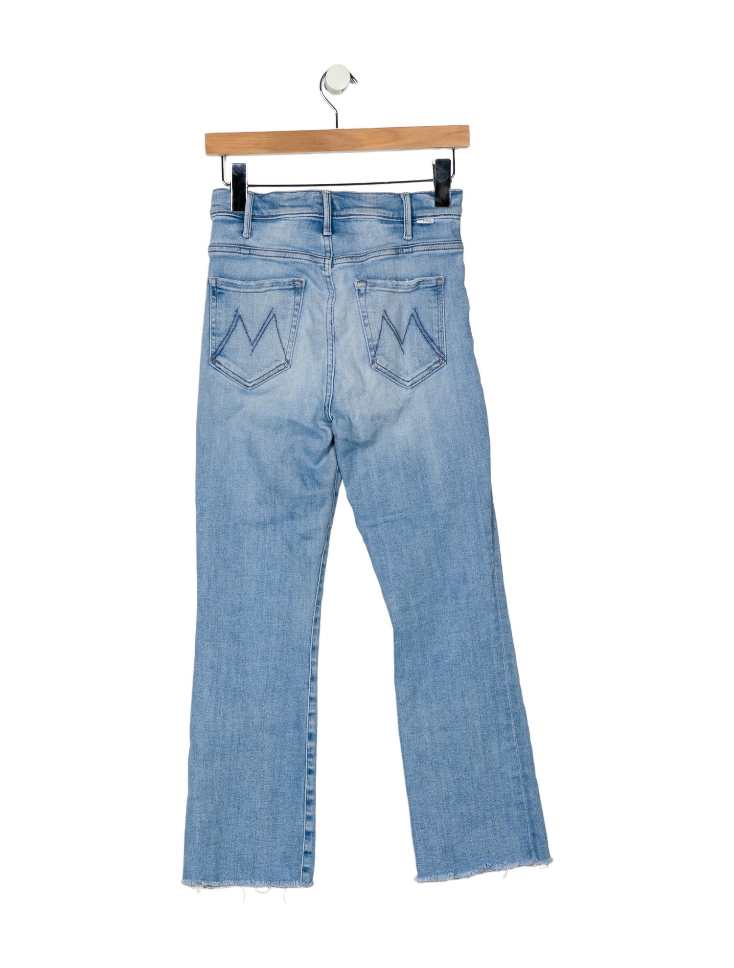 Mother Mid-Rise Straight Leg Jeans