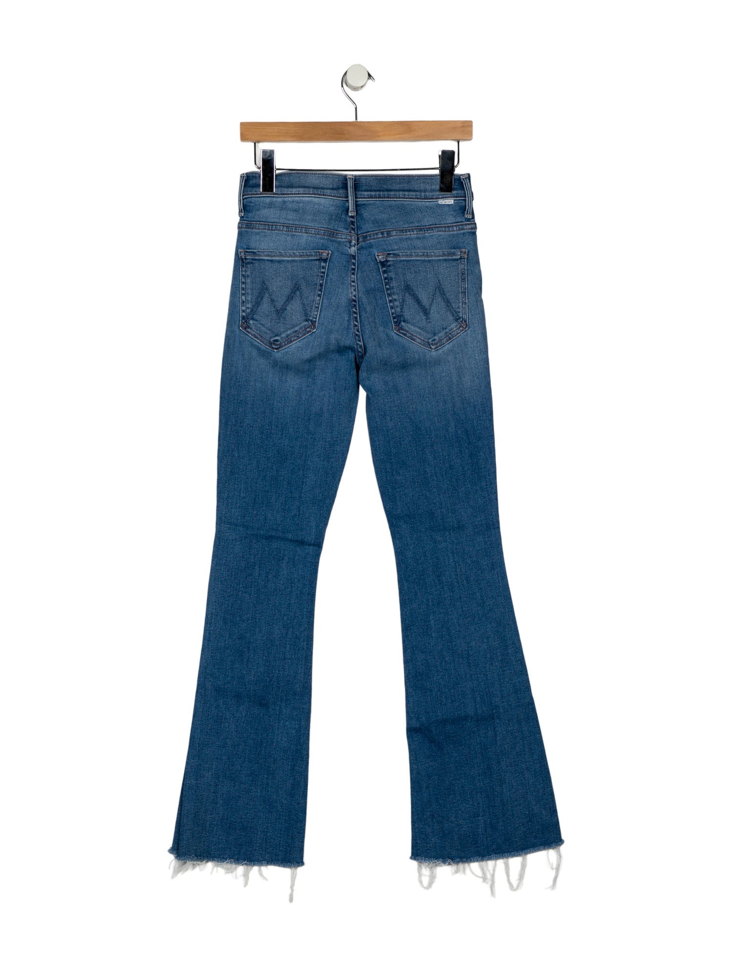 Mother Mid-Rise Wide Leg Jeans