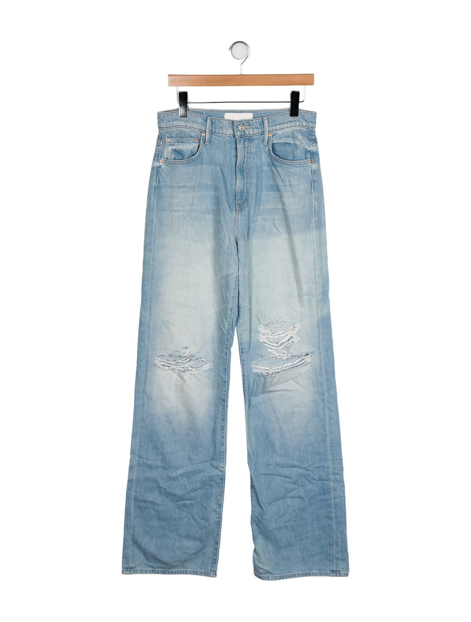Mother High-Rise Wide Leg Jeans