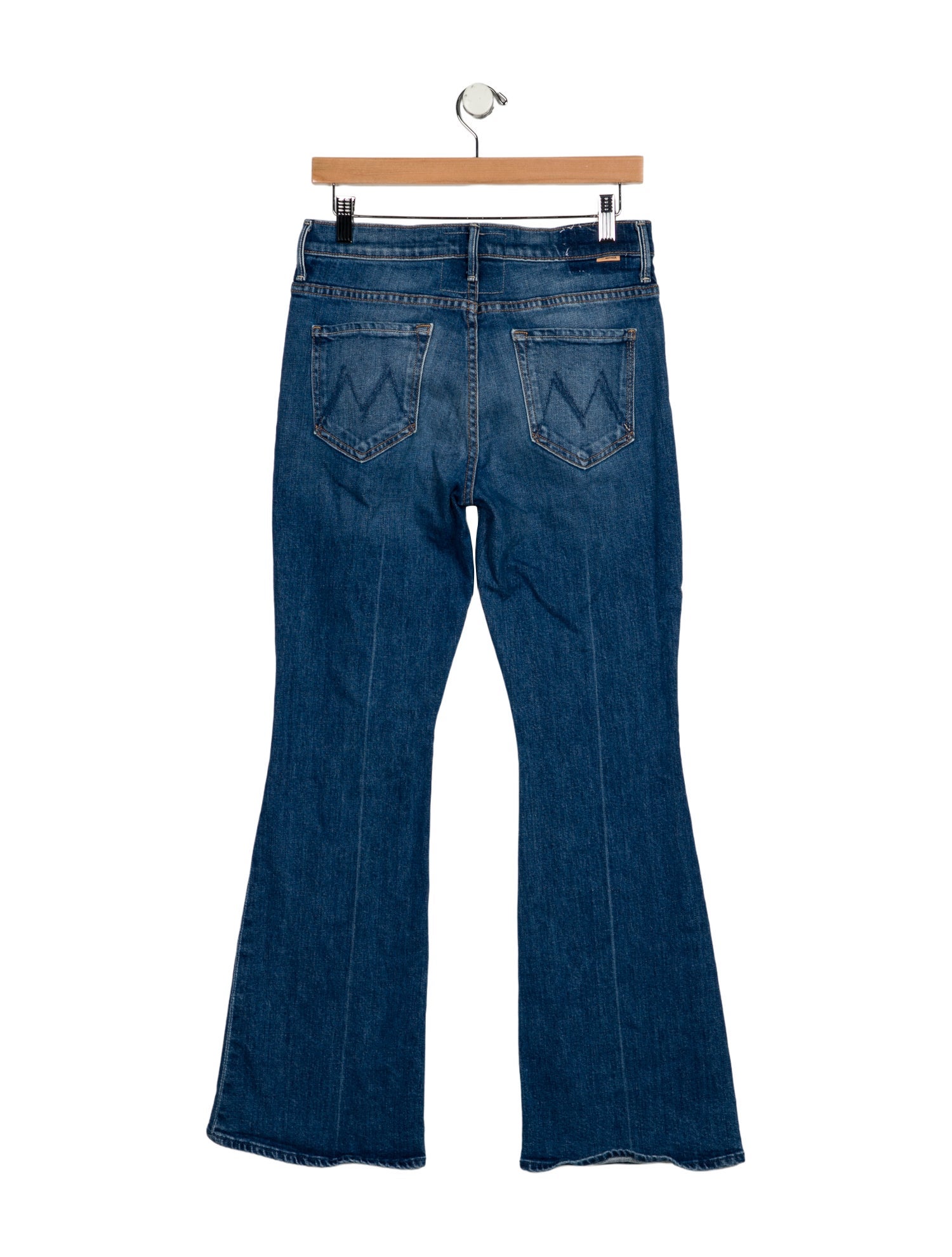 Mother Mid-Rise Wide Leg Jeans