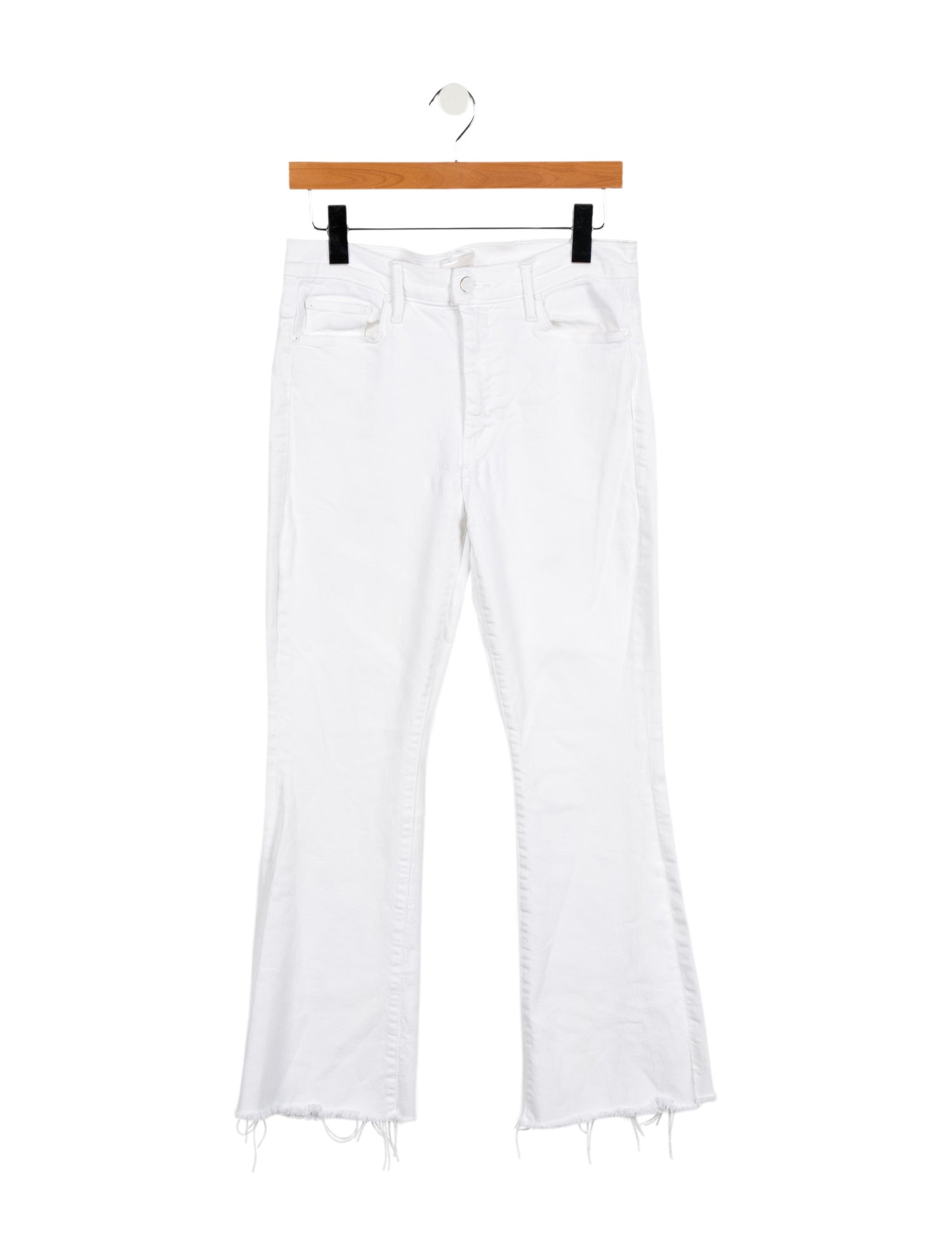 Mother Mid-Rise Wide Leg Jeans