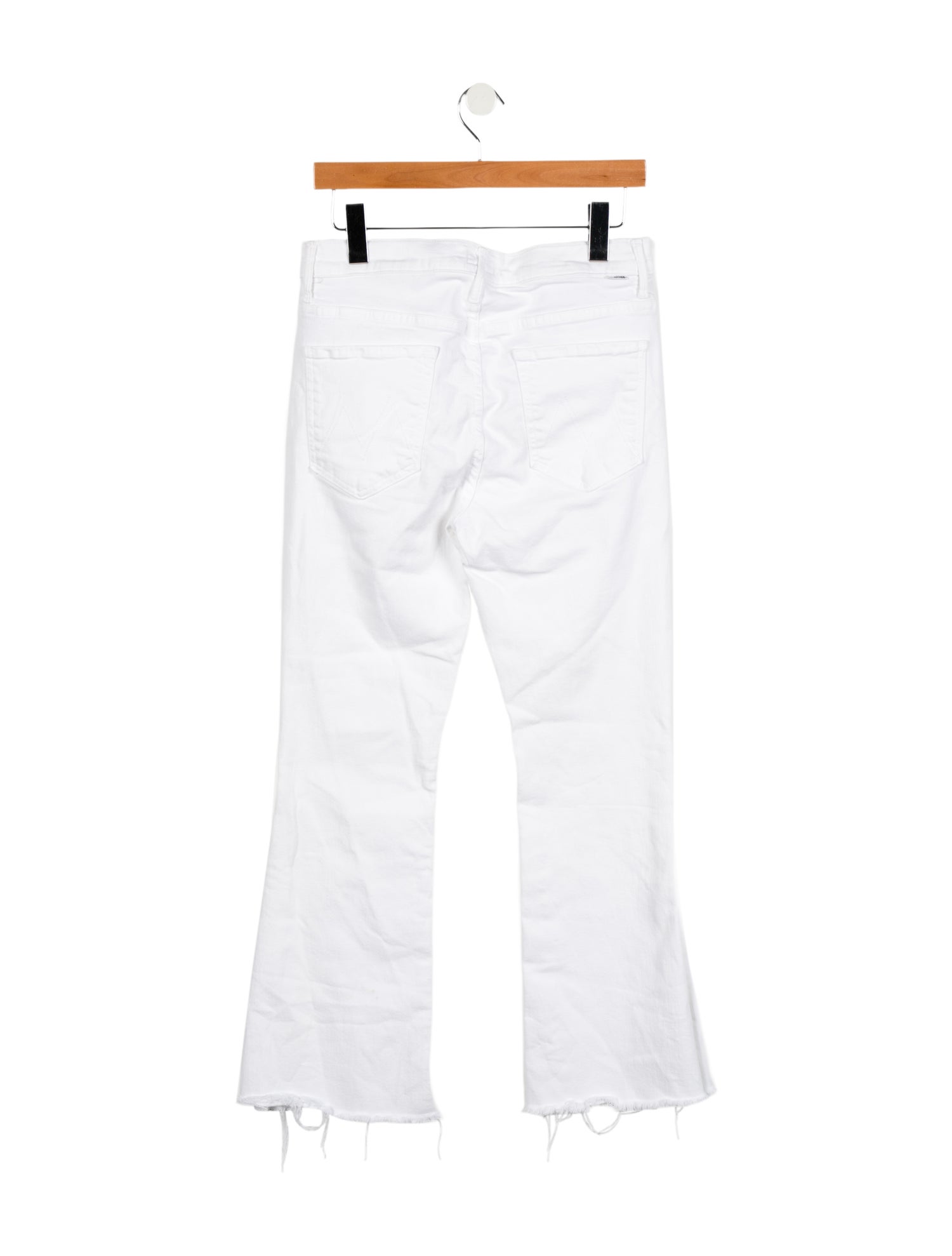 Mother Mid-Rise Wide Leg Jeans