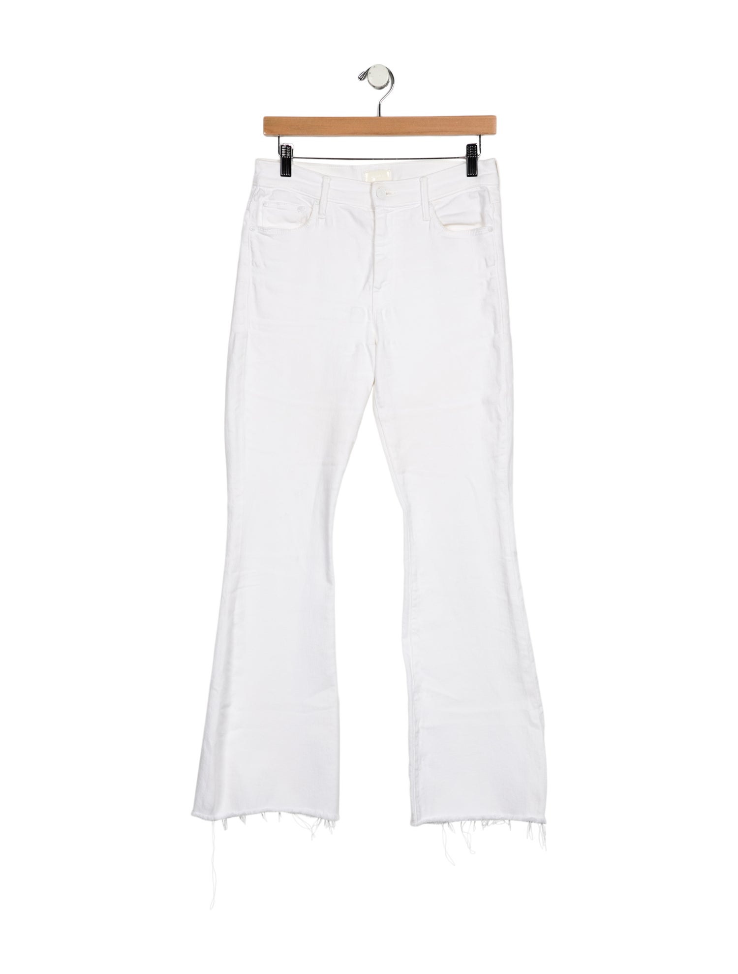 Mother Mid-Rise Wide Leg Jeans