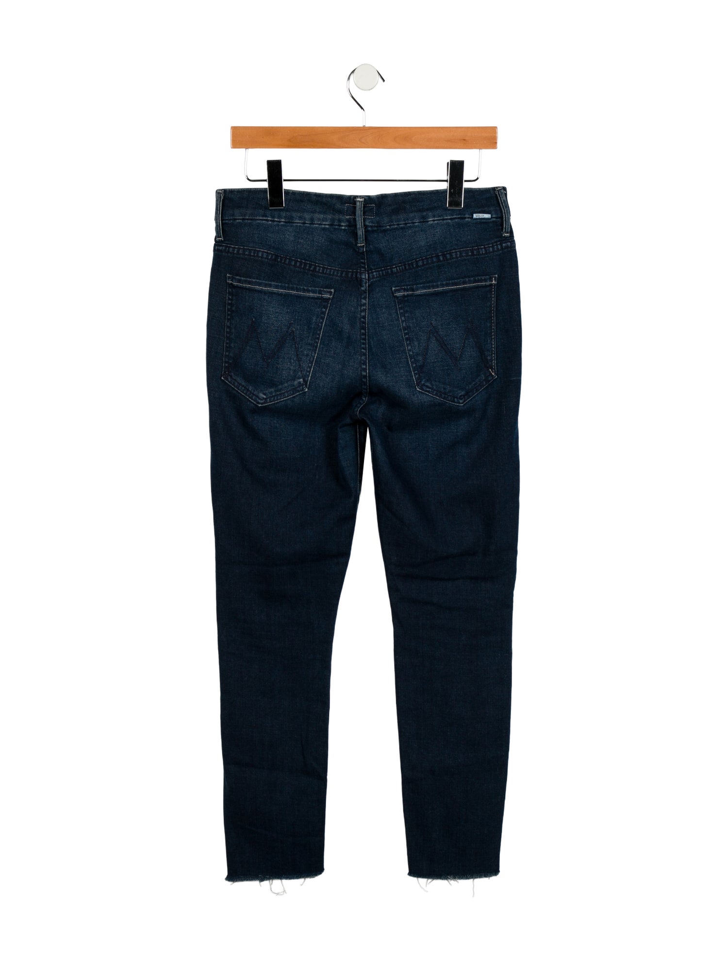 Mother Mid-Rise Skinny Leg Jeans