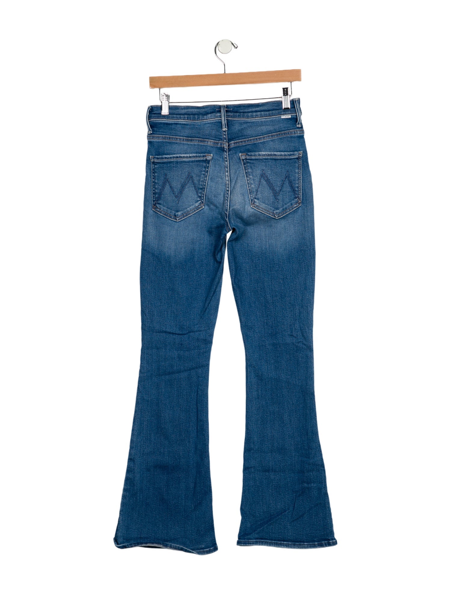 Mother Mid-Rise Wide Leg Jeans