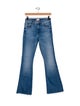 Mother Mid-Rise Wide Leg Jeans