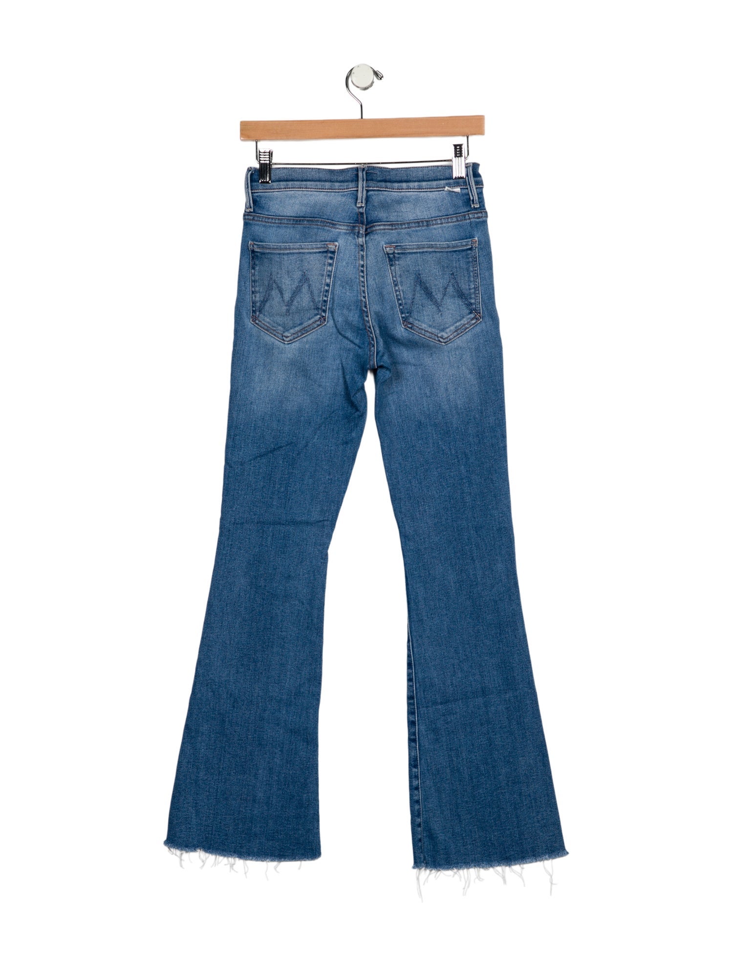 Mother Mid-Rise Wide Leg Jeans