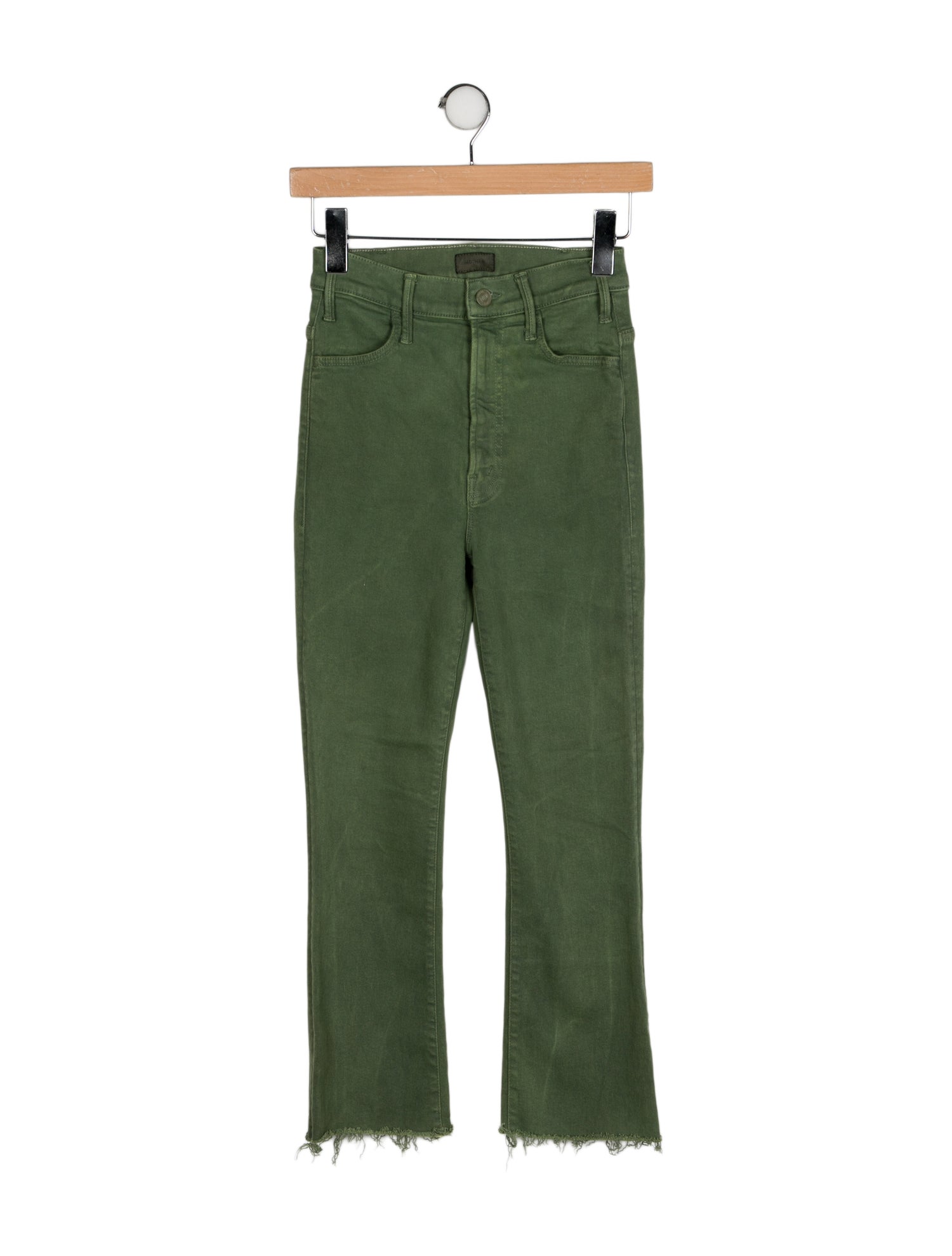 Mother Mid-Rise Straight Leg Jeans