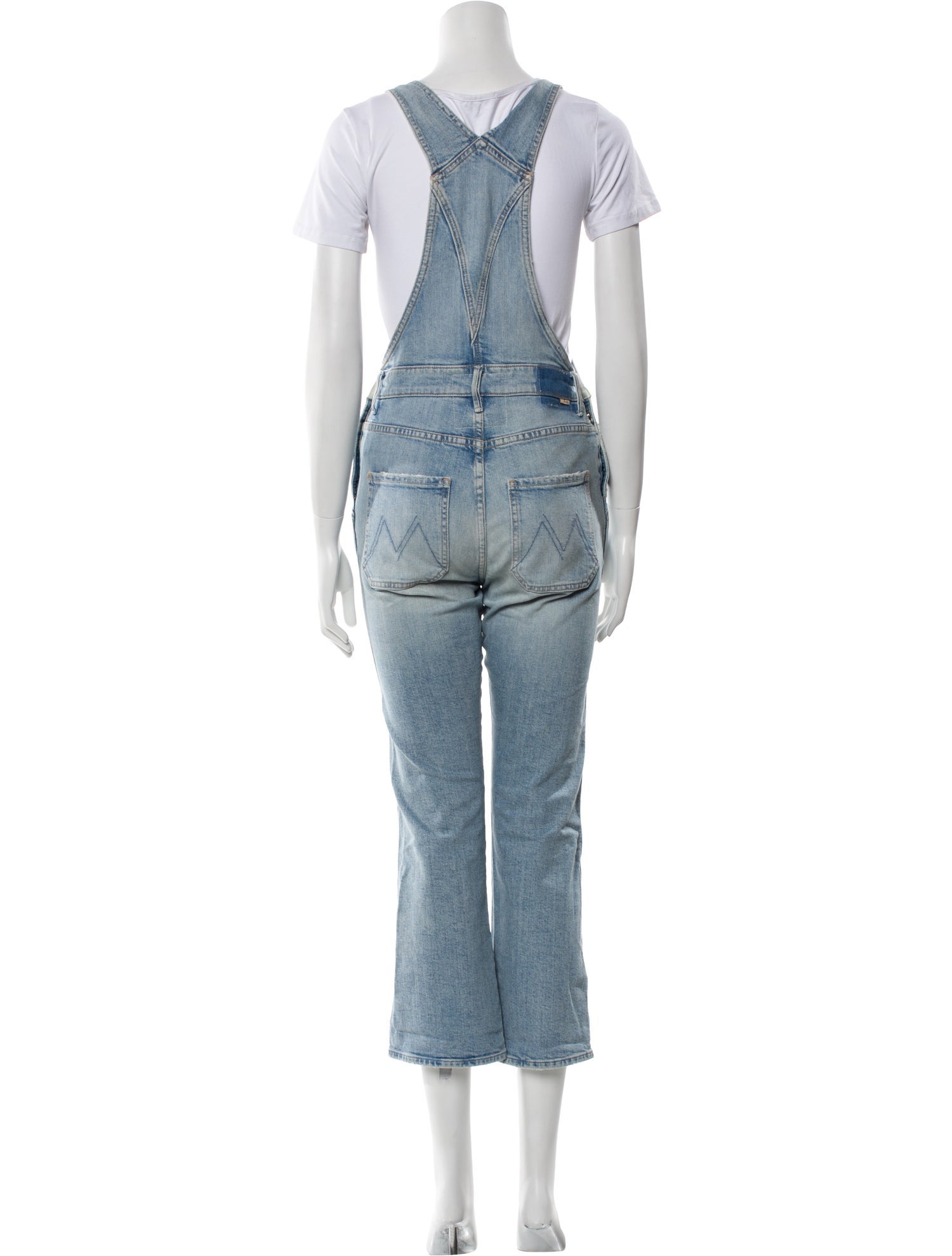 Mother Square Neckline Overalls
