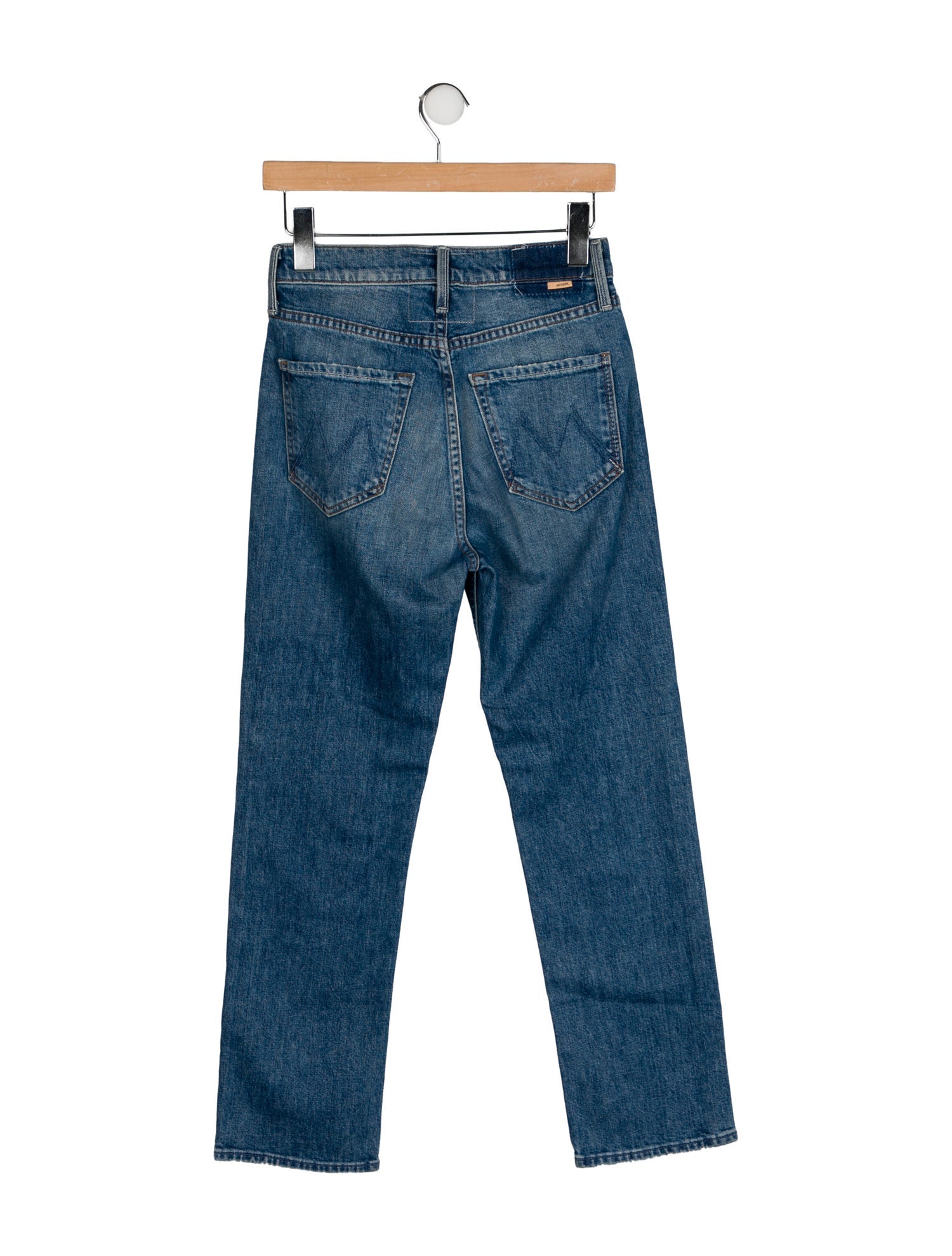 Mother High-Rise Straight Leg Jeans