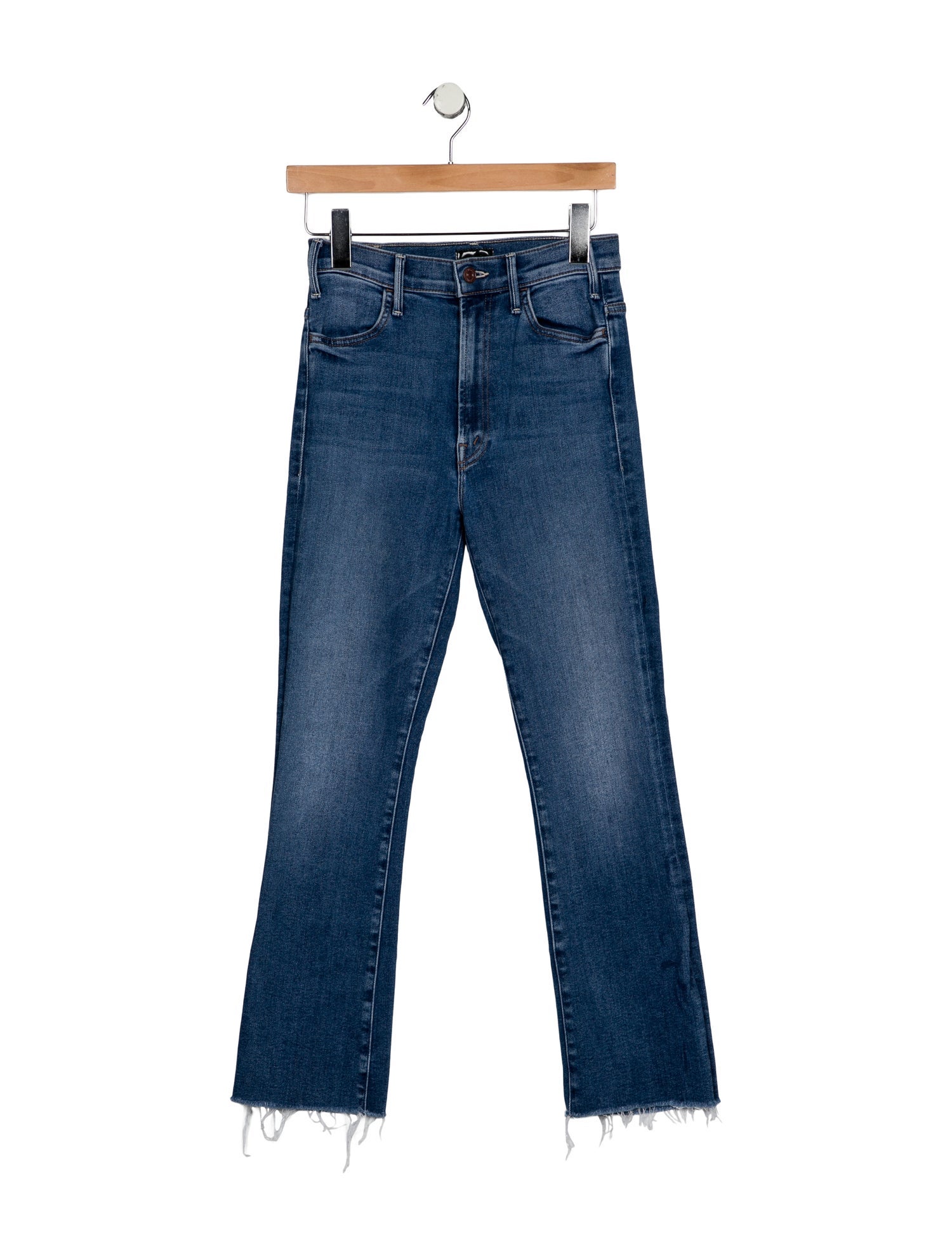 Mother Mid-Rise Straight Leg Jeans