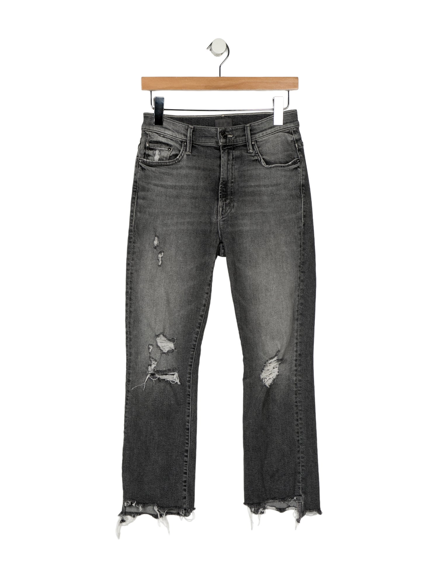 Mother Mid-Rise Straight Leg Jeans