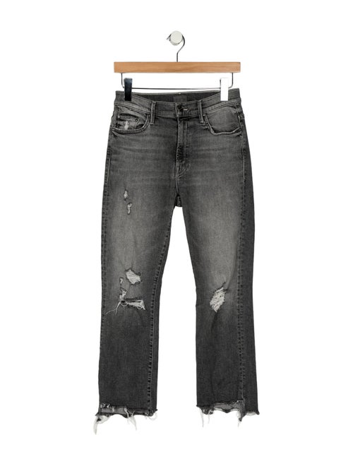 Mother Mid-Rise Straight Leg Jeans