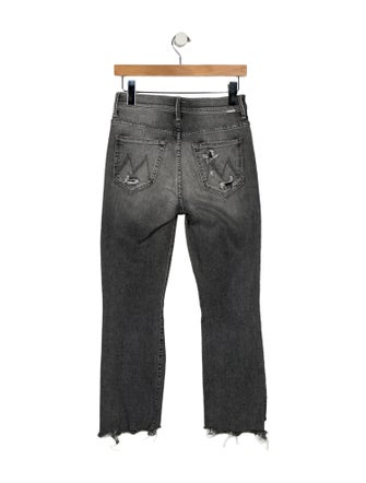 Mother Mid-Rise Straight Leg Jeans