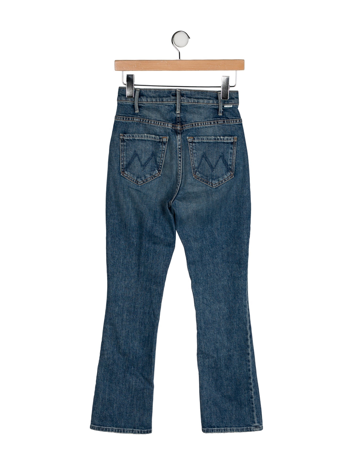 Mother Mid-Rise Straight Leg Jeans